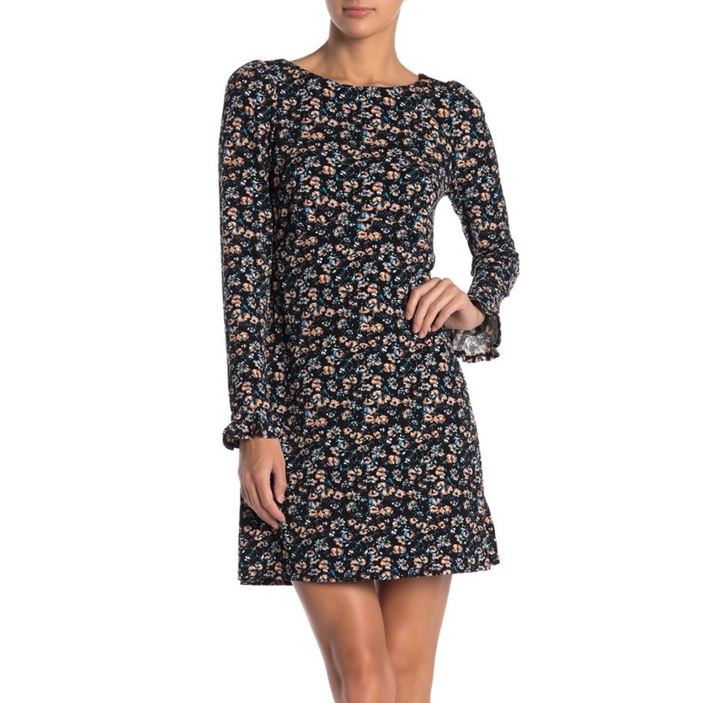 NWT Free People Floral Long Sleeve Dress